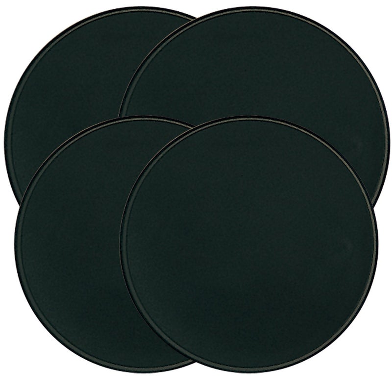 Range Kleen Black Round Burner Kovers Set of 4 - Image 1